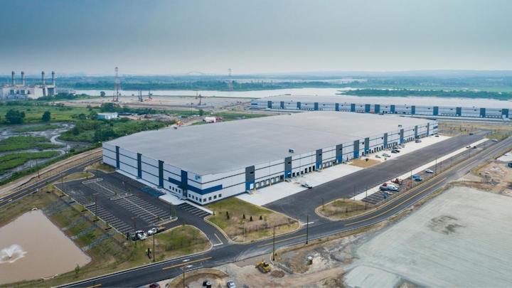 WDS Linden Facility with the Port of NY/NJ in the distance