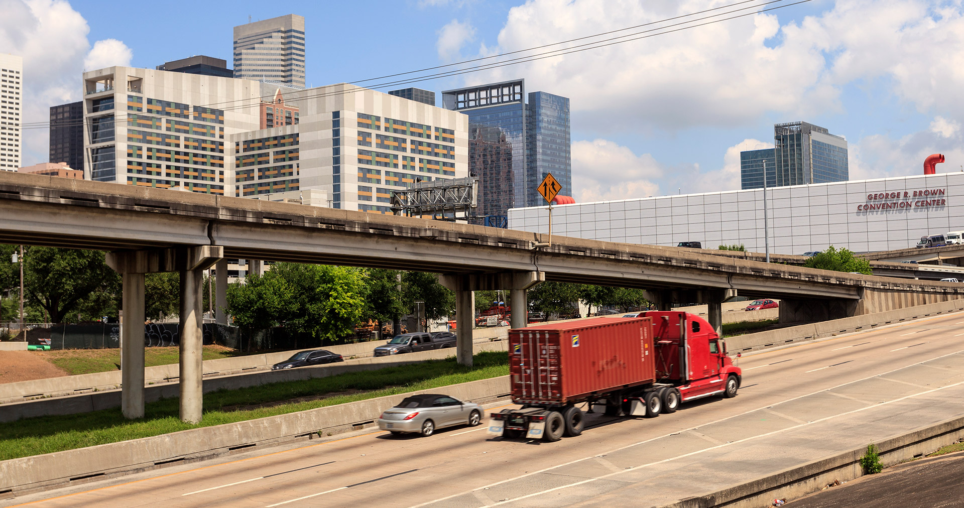 Houston Container Truck