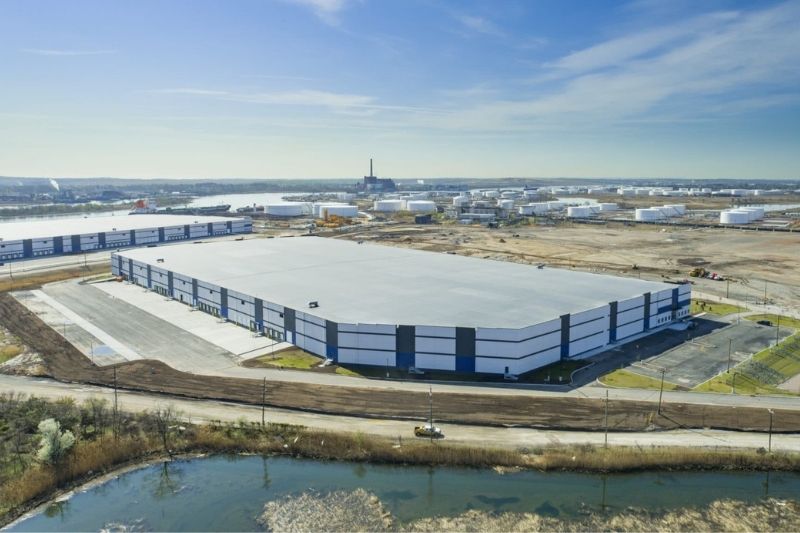 Aerial shot of WDS Linden Distribution Center