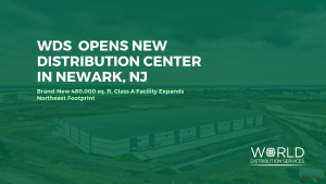 WDS opens New Newark DC